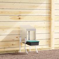 Kippennestkast 1 compartiment met poten gegalvaniseerd staal - thumbnail