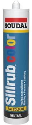 Soudal silirub color | siliconenkit | schaduw grijs ral 7022 | 300 ml - 114267 Soudal silirub color | siliconenkit | schaduw grijs ral 7022 | 300 ml - 114267