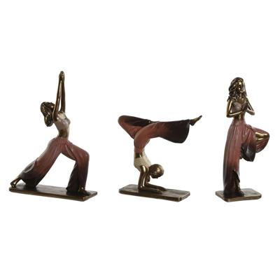 Decoratieve figuren Home ESPRIT Roze Gouden Yoga Scandi 19 x 6 x 26 cm (3 Stuks) Decoratieve figuren Home ESPRIT Roze Gouden Yoga Scandi 19 x 6 x 26 cm (3 Stuks)