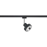 Mat Zwarte LED Railverlichting Spot - GU10 - 2-Fase - Aluminium - thumbnail