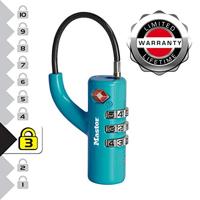 Masterlock Cijferslot 18mm - 4717EURDBLU 4717EURDBLU - thumbnail