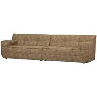 WOOOD 4-zits Bank 'Timor' Chenille, kleur Caramel - thumbnail