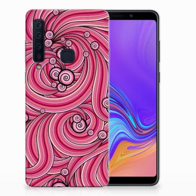 Samsung Galaxy A9 (2018) Hoesje maken Swirl Pink Samsung Galaxy A9 (2018) Hoesje maken Swirl Pink