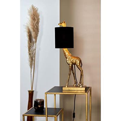 Light & Living Tafellamp 'Giraffe' 61cm, kleur Antiek Brons/Zwart