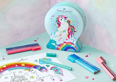 Faber Castell FC-155544 Viltstift Connector Snow Globe Unicorn 33 Stuks Faber Castell FC-155544 Viltstift Connector Snow Globe Unicorn 33 Stuks