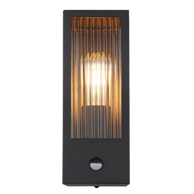 Globo WandlampGundula met sensor geribbeld glas - 31980S