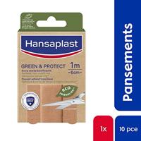 Hansaplast Pleisters Green & Protect 1m x 6cm - thumbnail
