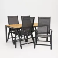 Tuinstoel Primero met Arezzo tafel 160 x 90 cm - thumbnail