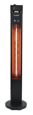 Eurom Q-Tower 2000 RCD Terrasverwarmer Zwart