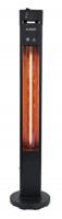 Eurom Q-Tower 2000 RCD Terrasverwarmer Zwart - thumbnail
