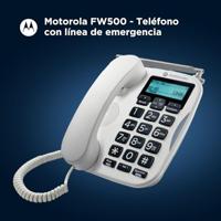 Motorola FW500 Draadloze vaste telefoon Wit - thumbnail