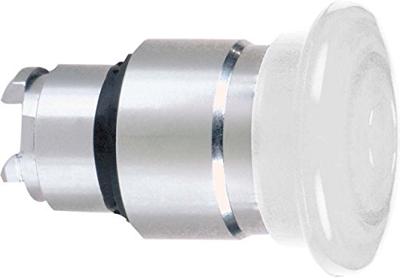 Schneider Electric ZB4BW613 ZB4BW613 Terugstelbaar, Vergrendelbaar (Ø) 22 mm Zonder markering Chroom, Wit 1 stuk(s)