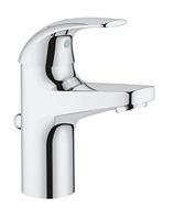 Grohe Wastafelkraan Start Curve 1-gats S-size met Waste en 28 mm ES Cartouche Chroom - thumbnail