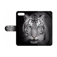 Apple iPhone 7 Plus | 8 Plus | Telefoonhoesje | Met pasjeshouder | Tijger - thumbnail