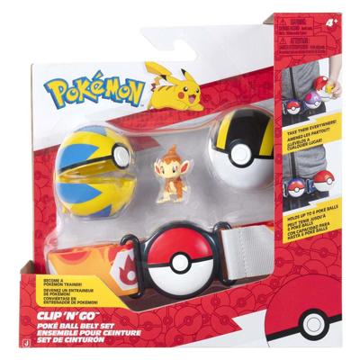 Jazwares Pokémon clip &apos;n&apos; go met riem speelset chimchar quick ball