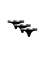 Malelions String 3-Pack Dames Zwart - Maat XS - Kleur: Zwart | Soccerfanshop - thumbnail