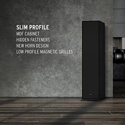 Klipsch: R-800F Vloerstaande Speaker - 1 stuks - Zwart - thumbnail