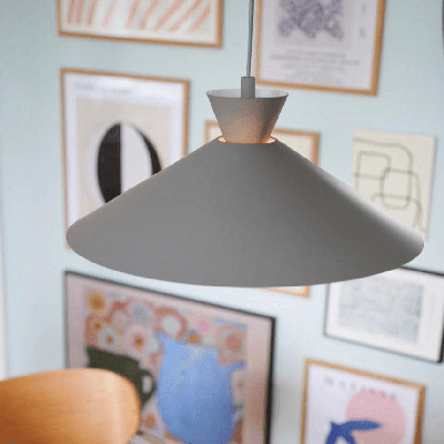 Grijze hanglamp Nordlux Dial E27 fitting metaal 2213353010 Grijze hanglamp Nordlux Dial E27 fitting metaal 2213353010