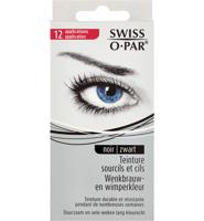 Swiss o-Par Wenkbrauwen + wimperkleur zwart (1 Set) - thumbnail