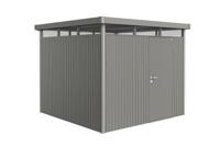 Biohort Highline H4 metalen tuinhuis 275x275x222 cm met dubbele deur- Plat dak- Metaal- Biohort - thumbnail