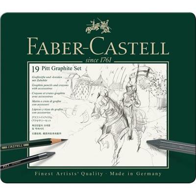 Faber Castell FC-112973 Grafietset Faber-Castell Pitt 19-delig
