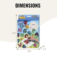 Hama strijkkralenset letters, 2000st. - thumbnail