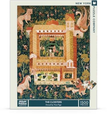 New York Puzzle Company De Cloisters - 1500 stukjes New York Puzzle Company De Cloisters - 1500 stukjes