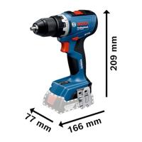 Bosch Blauw GSR 18V-65 Accu schroefboormachine | Inclusief 2x GBA 18V 4,0 Ah & GAL 18V-40 Lader | 82 Accessoires - 06019N3207 - thumbnail