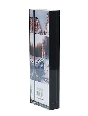 Deknudt Transparante blokkader met zwarte rug 5x15 S58SF2