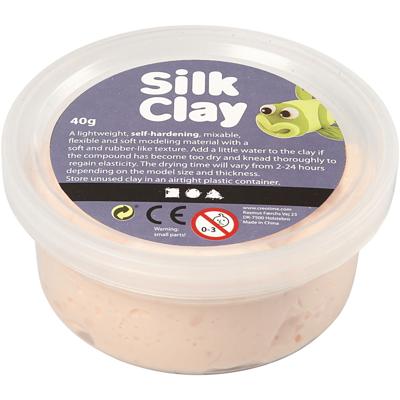 Silk Clay - licht roze, 40gr.