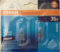 OSRAM HOMELIGHTING Halogeenlamp Energielabel: G (A - G) GY6.35 44 mm 12 V 35 W Stiftfitting Dimbaar 1 set(s) - thumbnail