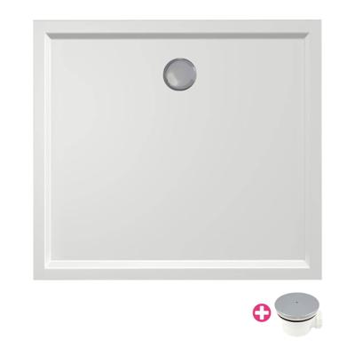 Xenz Mariana douchebak - 100x90x7 - Acryl - wit 6858-01 Xenz Mariana douchebak - 100x90x7 - Acryl - wit 6858-01