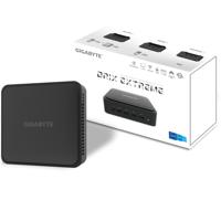 Gigabyte GB-BEI3H-1220 PC/workstation barebone Zwart Ingebouwde luidsprekers i3-1220P 1,8 GHz - thumbnail