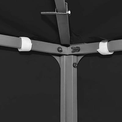 VidaXL Prieeldak 270 g/m² 3x3 m zwart