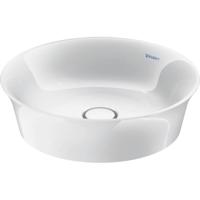 Duravit White tulip opzetwastafel 43x43cm Keramiek Rond Glans Wit 2362430079 - thumbnail