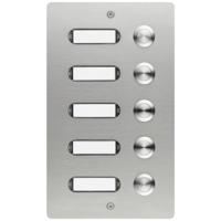 Grothe 55505 Belknop Met naambord RVS V2A - thumbnail