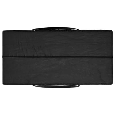 Opbergtas voor tuinkussens 150x75x75 cm polyetheen zwart