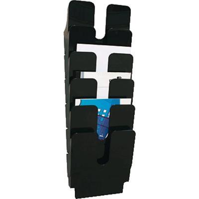 Durable FLEXIPLUS 6 A4 1700008061 Folderhouder Zwart DIN A4 1 stuk(s) Aantal vakken: 6 (l x b x h) 247 x 247 x 745 mm