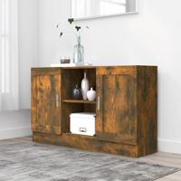 Dressoir 120x30,5x70 cm bewerkt hout gerookt eikenkleurig - thumbnail