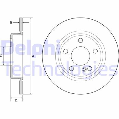 Remschijf BG4555C Remschijf BG4555C