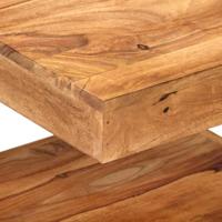 Salontafel 45x45x40 cm massief acaciahout - thumbnail