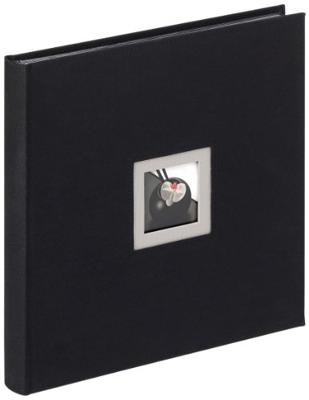 walther+ design FA-217-B Fotoalbum (b x h) 30 cm x 30 cm Zwart 50 bladzijden