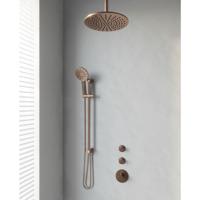 Copper Edition thermostatische inbouw regendouche set met 30 cm douchekop en handdouche - thumbnail
