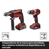 Einhell Karabiner Bit Set 10tlg 118623 Bitset 1/4 (6.3 mm), PH, PZ, Torx, Zeskant - thumbnail