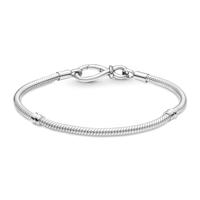 Pandora 291199C01 Oorhangers Double Heart Sparkling zilver-zirconia wit - thumbnail