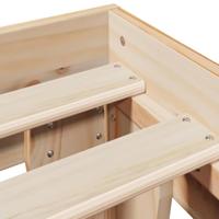 Bedframe zonder matras massief grenenhout 150x200 cm - thumbnail