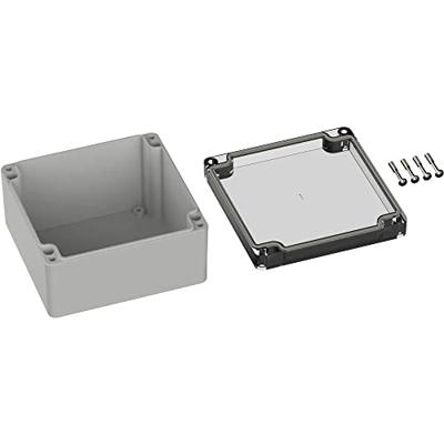 TRU COMPONENTS TC-9065464 Outdoorbehuizing 122 x 120 x 55 Polycarbonaat Grijs-wit (RAL 7035) 1 stuk(s)