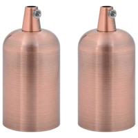 Lamphouders 2 st rood brons E27 - thumbnail