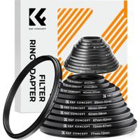 K&F Concept Step Down Ring set 11-delig (26-82mm) - thumbnail