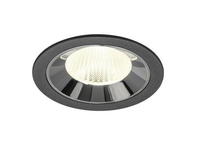 SLV InbouwspotNuminos L zwart/chroom 4000K - 40gr - 1009797